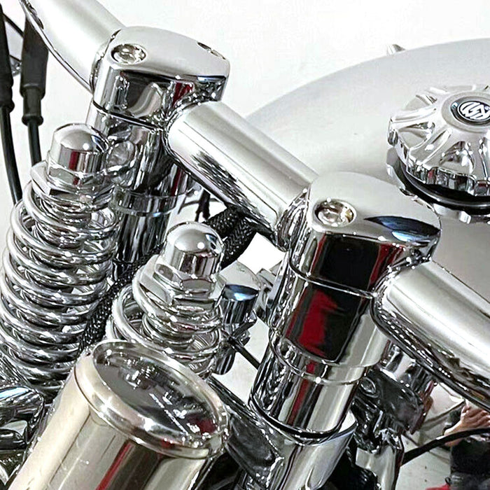 3" OEM Harley Softail Springer Style Risers - Chrome