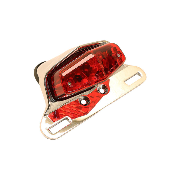 Lucas Style Tail Light With Bracket - Polished