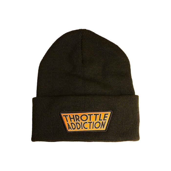 Throttle Addiction - Emblem Logo Black Beanie