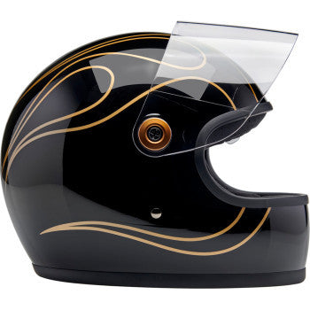 Biltwell - Gringo S ECE R22.06 Helmet-Gloss Black Flames