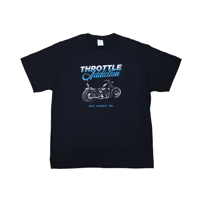 Throttle Addiction Evo Chopper T-Shirt - Black