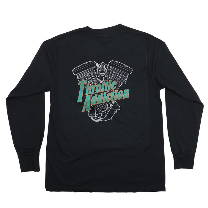 Throttle Addiction 90s Evo Long Sleeve T Shirt