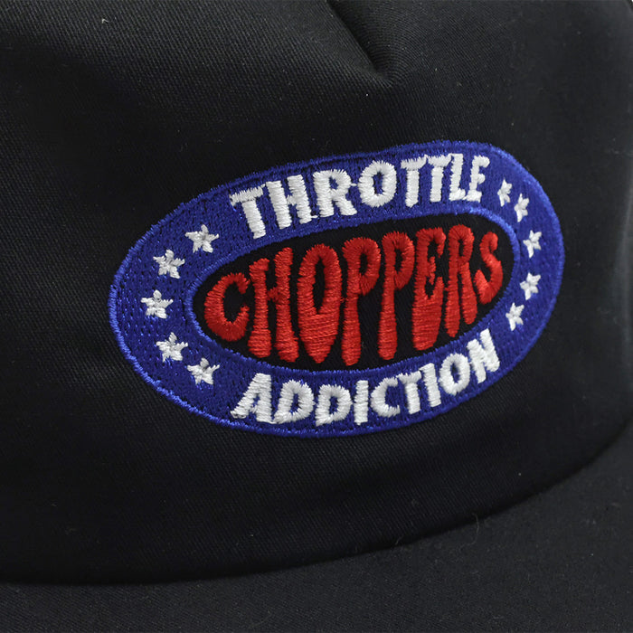 Throttle Addiction Unstructured Hat Red White & Blue