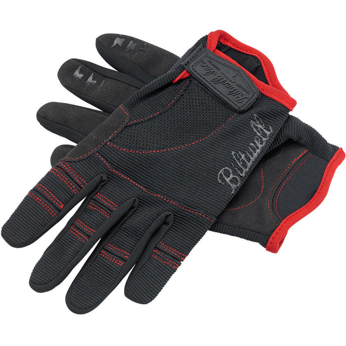Biltwell - Moto Gloves - Black & Red