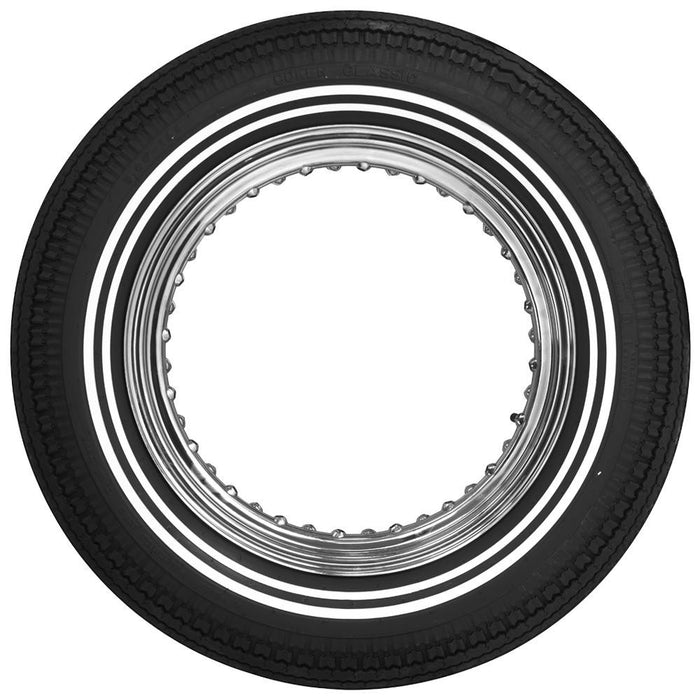 Coker Classic Motorcycle Tire 3/8" Double Whitewall 5.00 X 16