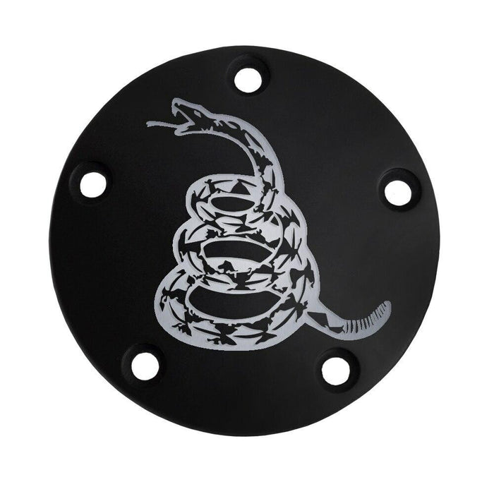 Harley Points Cover - Don't Tread on Me - Black