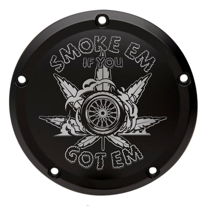Custom Harley Derby Cover "Smoke Em if you Got Em"