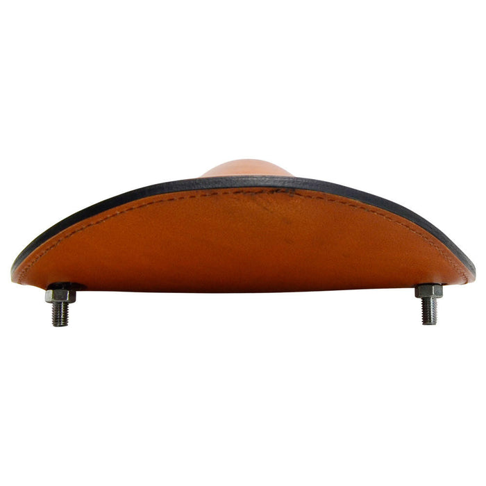 Leather Motorcycle Solo Seat - Brown