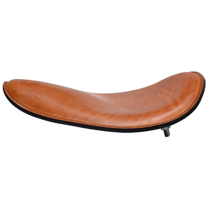 Leather Motorcycle Solo Seat - Brown