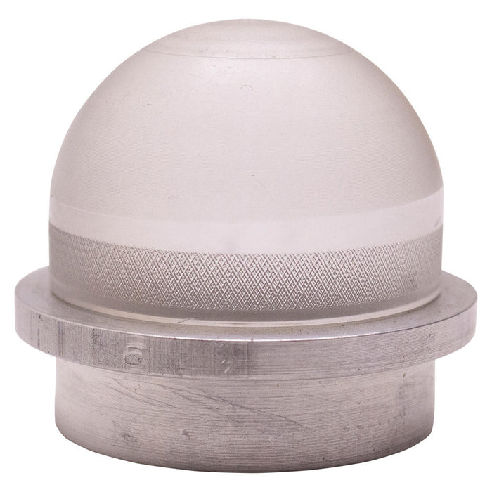 Weld In Aluminum Oil Tank Fill Cap And Bung - Clear Dome Top Cap