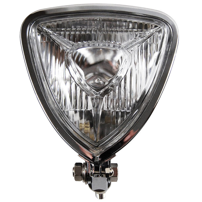 Triangle Aris Style Headlight - Chrome