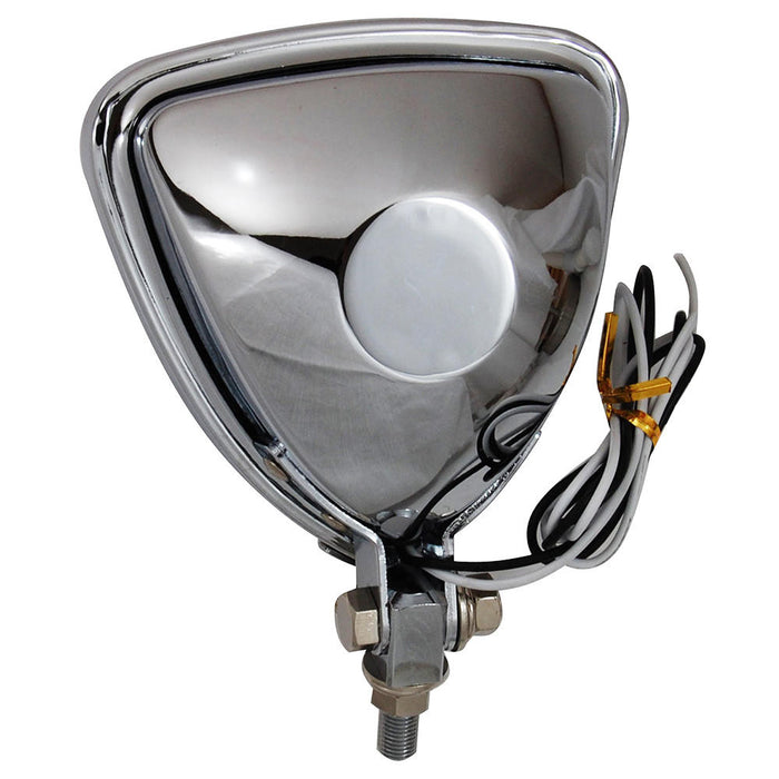 Triangle Aris Style Headlight - Chrome