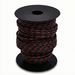 Using this vintage styled cotton braided wire will help finish of your motorcycle project with a touch of class. If you have to see the wires, use something that looks nice! This 12 AWG wire is insulated with modern PVC coating before being covered in cotton braid and coated with a fire retardant. Wire is made in the USA.

Sold in 10' increments
Black with red tracers