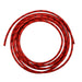 12 AWG Vintage Cloth Covered Automotive Electrical Wire - Red with 2 Black Tracers - 10 FT