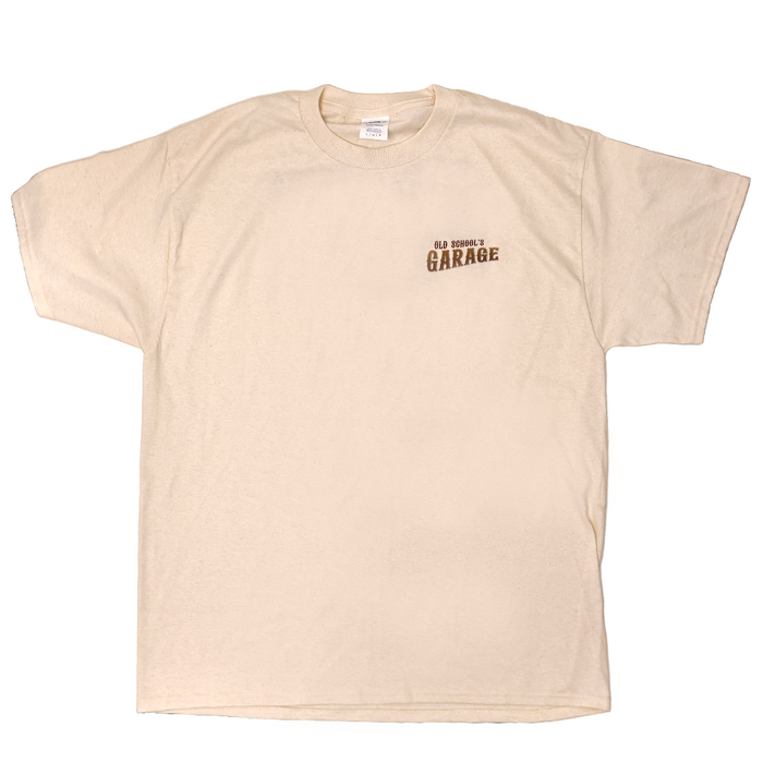 Vintage harleys revived cream shirt