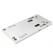 4 Speed Adjustable Transmission Mounting Plate- Chrome

Adjustable transmission mounting plate with a chrome finish features built in adjuster screws for positive and even adjustment.
The built in dual adjusters operate from the end of the 1/2" thick steel plate by counter bored socket head screws. They permit accurate alignment of the mainshaft and are ideal for open belt drive models. The three holes at the front fit various frames. Fits 4-speed Big Twin transmissions from 1979-1986 with flat bottom cases