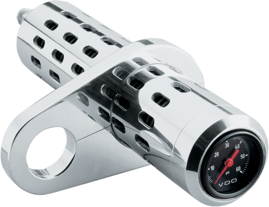 PRO-ONE PERF.MFG. Oil Cooler Kit - Temperature Gauge - Chrome - 1" - 1-1/4" 201110