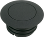 DRAG SPECIALTIES Gas Cap - Non-Vented Pop-Up - Black Wrinkle 03-329B-B