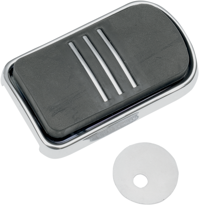 DRAG SPECIALTIES Sweeper Brake Pedal - Chrome - FL B35-0221