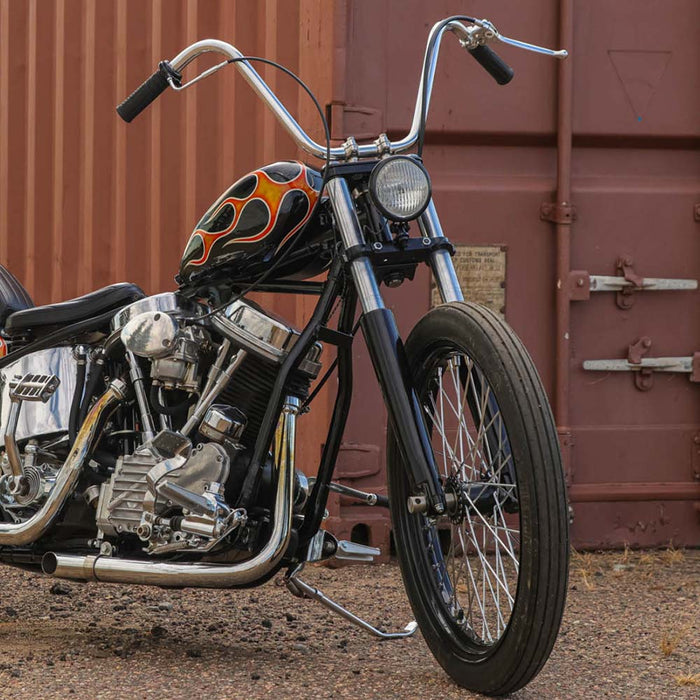 narrow triple tree on panhead medium shot