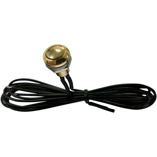 DRAG SPECIALTIES Mini Push-Button Switch - Gold 370339