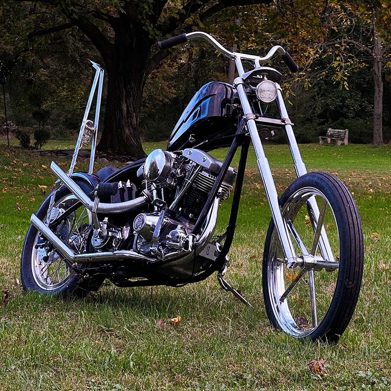 Throttle Addiction Shovelhead weld- on hardtail chopper 