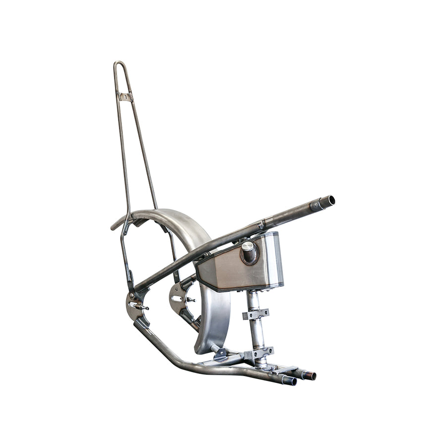 sportster hardtail with oil tank fender sissy bar