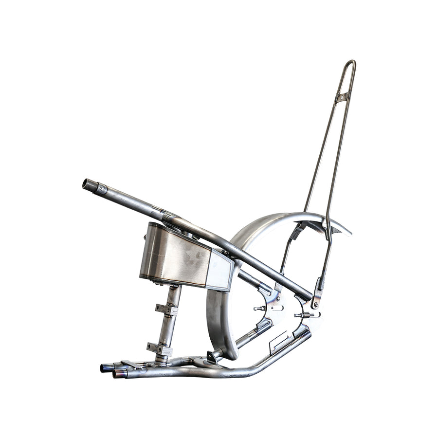 sportster hardtail with oil tank fender sissy bar