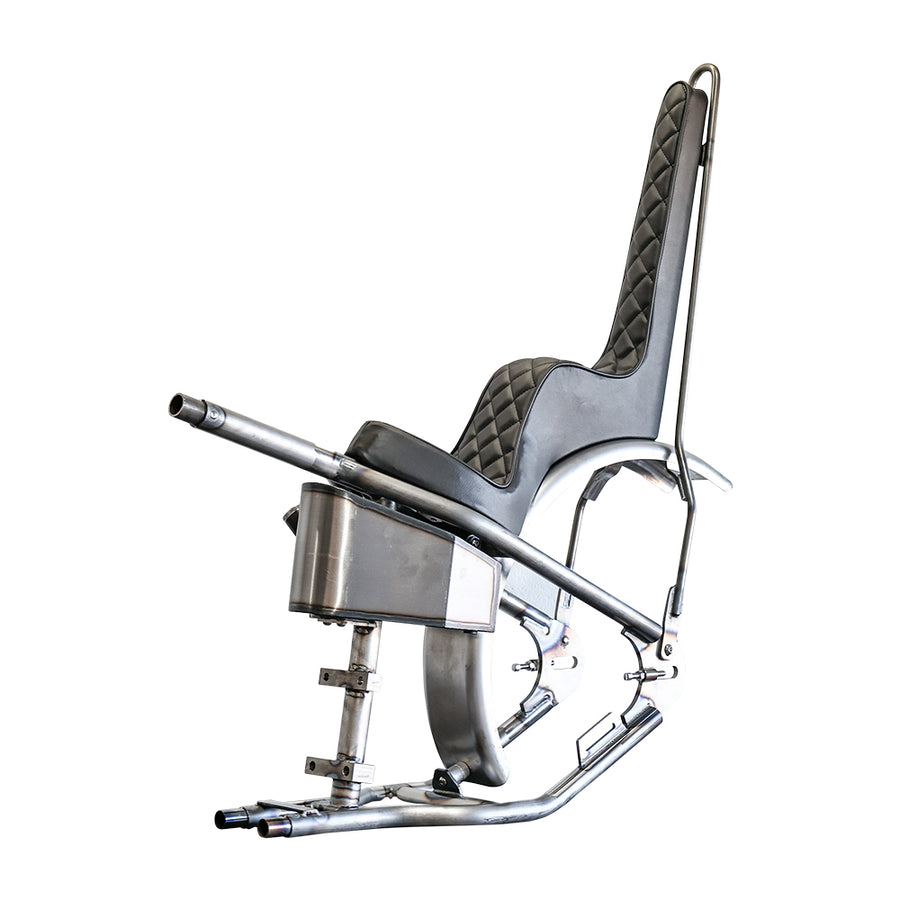 sportster hardtail with oil tank fender and seat