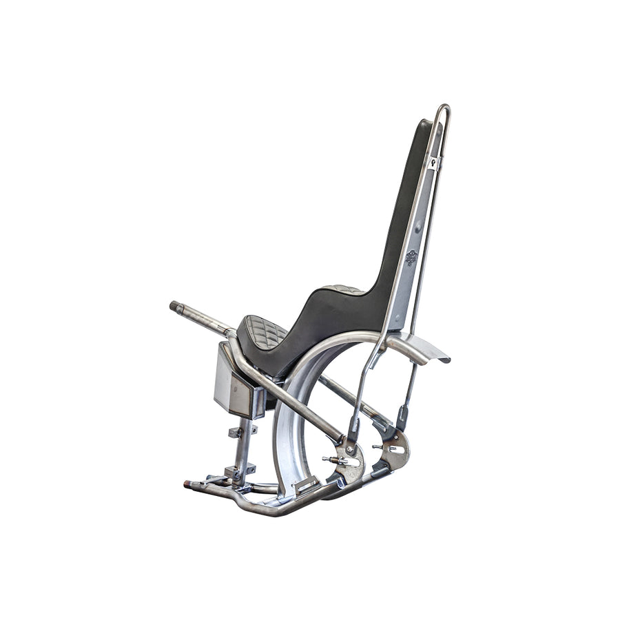 Motorcycle hardtail section with seat fender oil tank and sissy bar