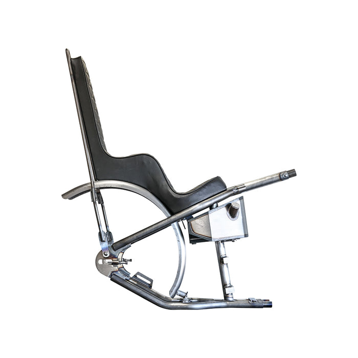 Motorcycle hardtail section with seat fender oil tank and sissy bar