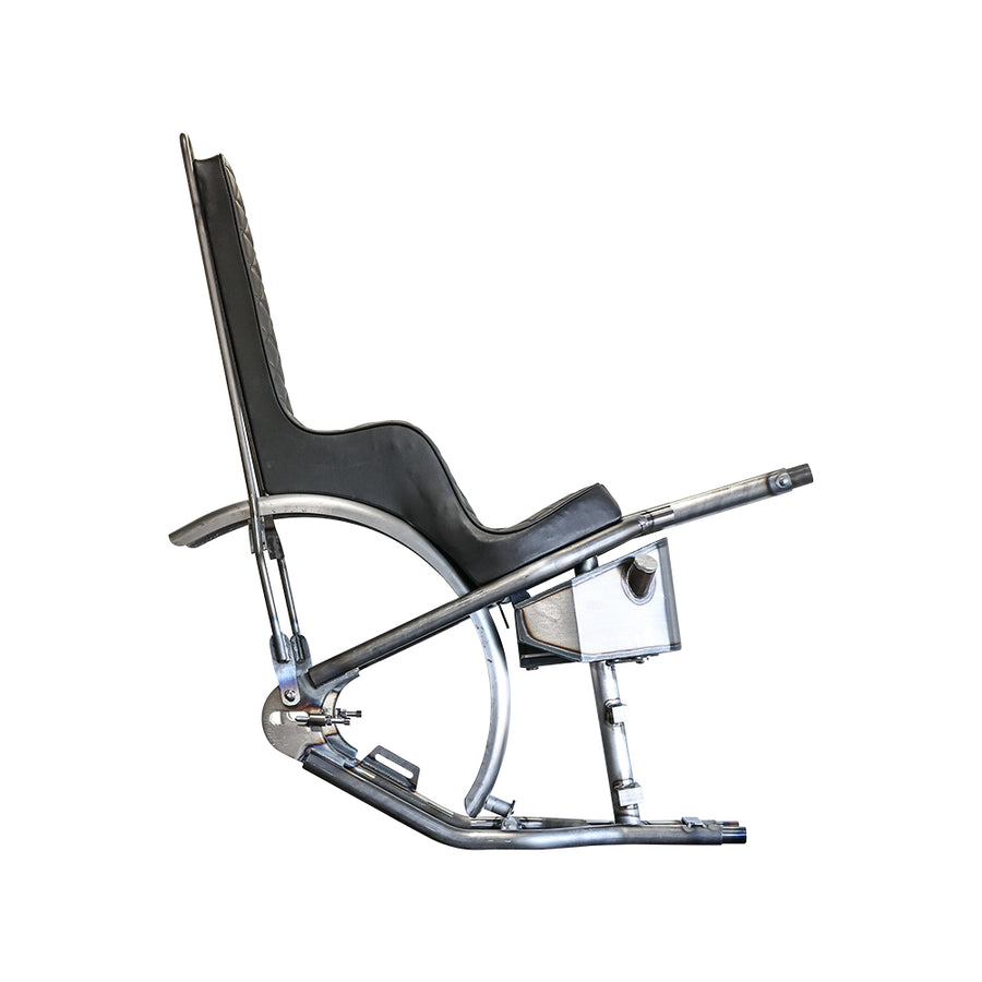 Motorcycle hardtail section with seat fender oil tank and sissy bar