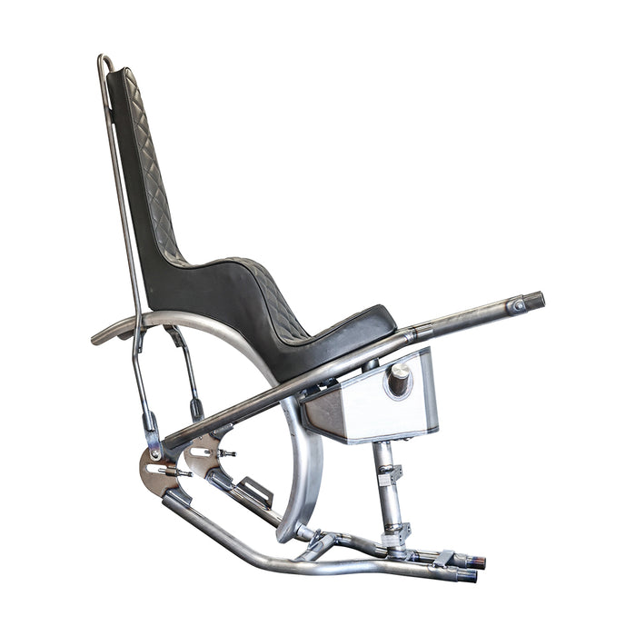 Motorcycle hardtail section with seat fender oil tank and sissy bar