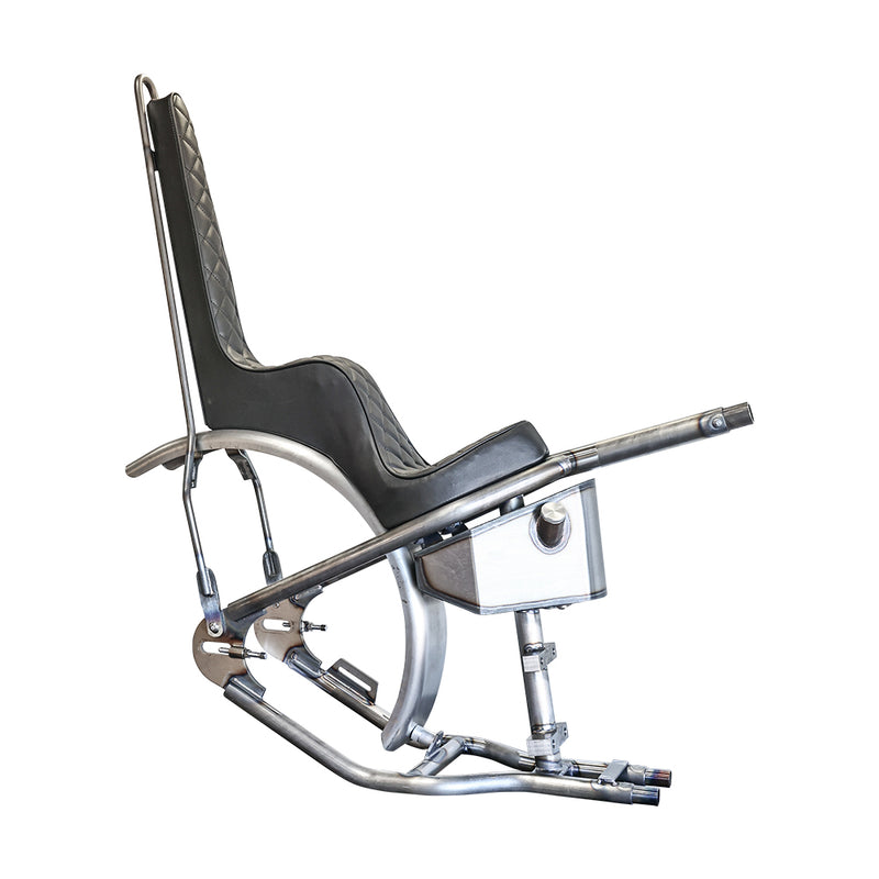 Motorcycle hardtail section with seat fender oil tank and sissy bar