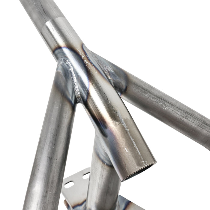 close up of sportster hardtail backbone