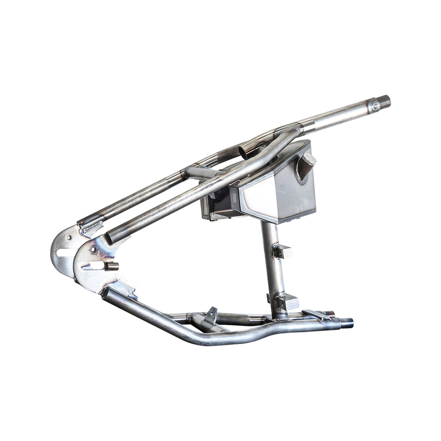 raw metal sportster hardtail