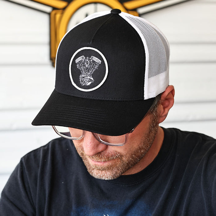 BT Evo Woven Patch Hat - Black/White

This hat features the BT Evo motor on a Black/White YP Classics 5 panel retro trucker cap.

Structured 5-Panel
Permacurv Visor, Mid-profile
Sewn in Eau Claire, WI USA