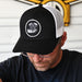 Evo Sportster Woven Patch Hat - Black/White

This hat features the Evo Sportster motor on a Black/White YP Classics 5 panel retro trucker cap.

Structured 5-Panel
Permacurv Visor, Mid-profile
Sewn in Eau Claire, WI USA
