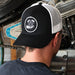 Evo Sportster Woven Patch Hat - Black/White

This hat features the Evo Sportster motor on a Black/White YP Classics 5 panel retro trucker cap.

Structured 5-Panel
Permacurv Visor, Mid-profile
Sewn in Eau Claire, WI USA