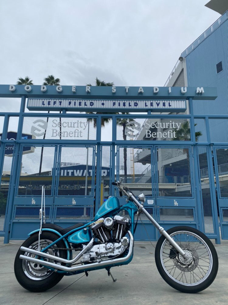 Throttle addiction custom sportster hardtail kit installed on 1982-2003 sporster