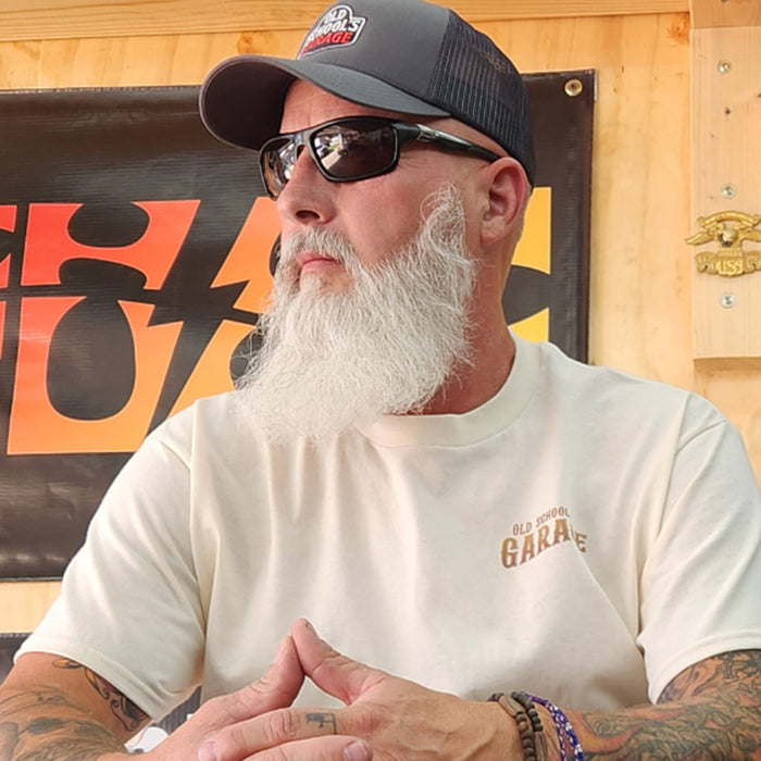 old schools garage grey hat