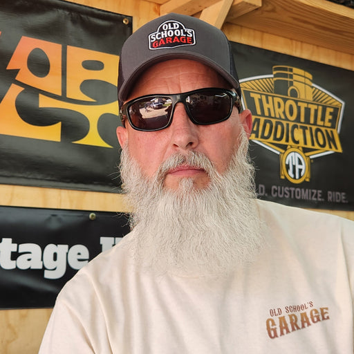 old schools garage grey hat