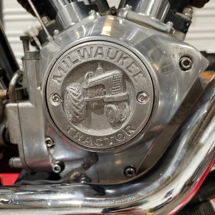 Cast Aluminum Points Cover- Milwaukee Tractor - 70-99 Big Twin, 04-22 Sportster