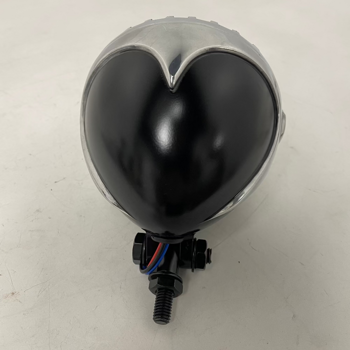 SCRATCH & DENT ITEM - 5" Grille Headlight - Black and Polished