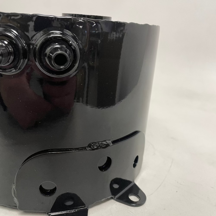 SCRATCH & DENT - Replica Panhead Knucklehead TT Bobber Short Oil Tank - Black