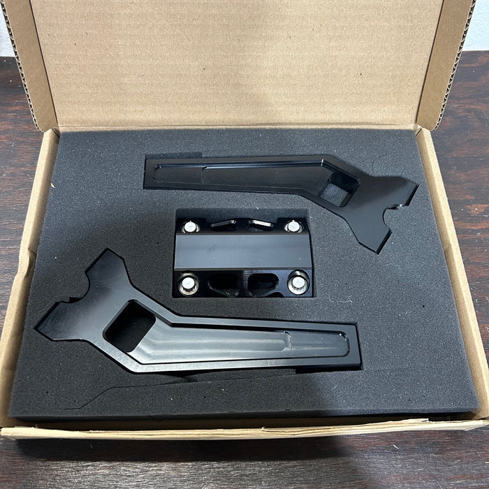 OPEN BOX - LA Choppers Performance Risers - Pullback - 8" - Black Anodized