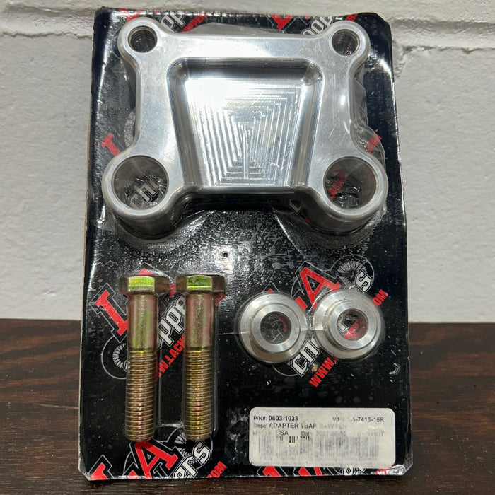 OPEN BOX - LA Choppers T-Bar Handlebar Adapter - FLH - Aluminum