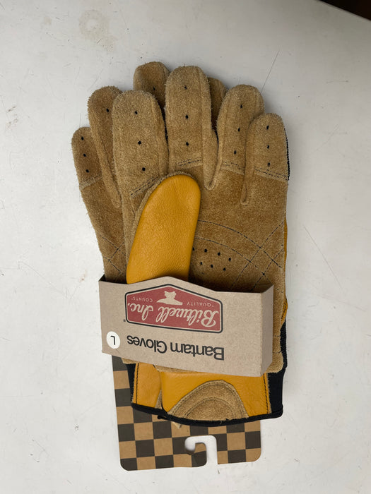 OPEN BOX - Biltwell - Bantam Gloves - Tan/Black - L