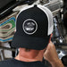 Ironhead Sportster Woven Patch Hat - Black/white

This hat features the Ironhead Sportster motor on a Black/white YP Classics 5 panel retro trucker cap.

Structured 5-Panel
Permacurv Visor, Mid-profile
Sewn in Eau Claire, WI USA