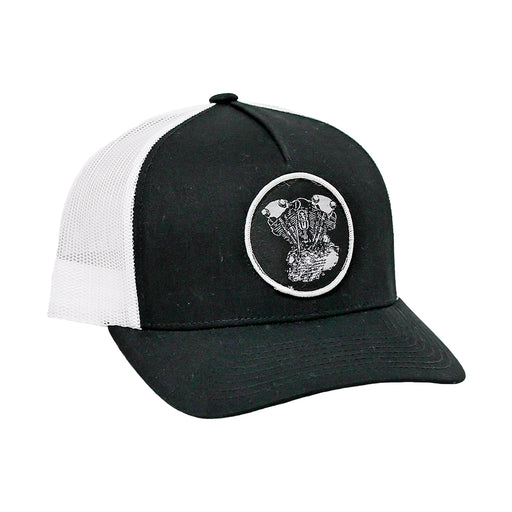 Knucklehead Woven Patch Hat- Black/White

This hat features the Knucklehead motor on a Black/White YP Classics 5 panel retro trucker cap.

Structured 5-Panel
Permacurv Visor, Mid-profile
Sewn in Eau Claire, WI USA